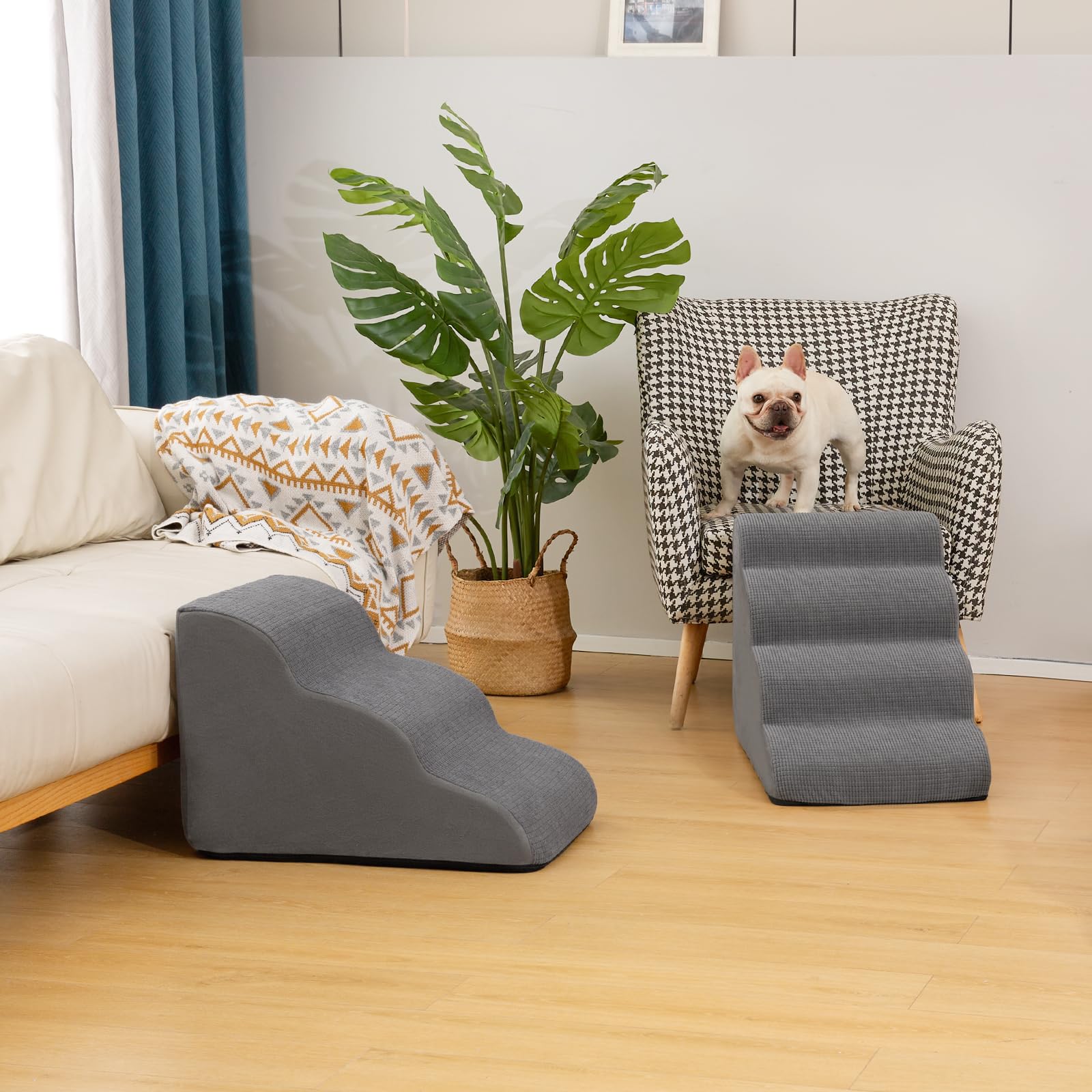 Aodisman dog steps packaging closed: vacuum-sealed packaging for compact shipping