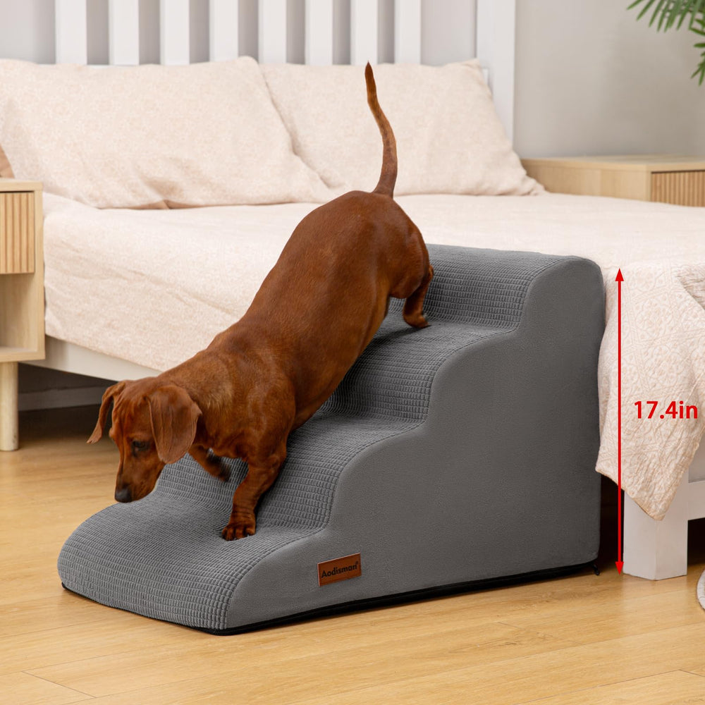 Aodisman dog steps washable cover: removable zip cover for easy hygiene