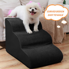 Aodisman pet stairs-nonslip-corduroy offer confident climbs for older pets