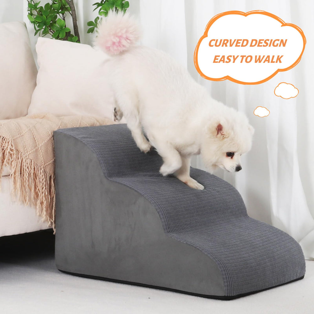 Aodisman pet using stairs on sofa, easing entry to couch