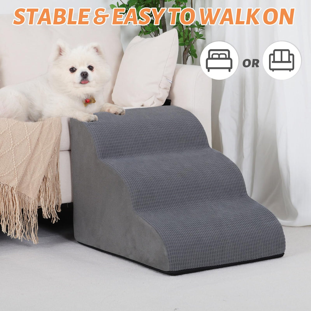 Aodisman vacuum-packed dog stairs assembly unfolding for quick use