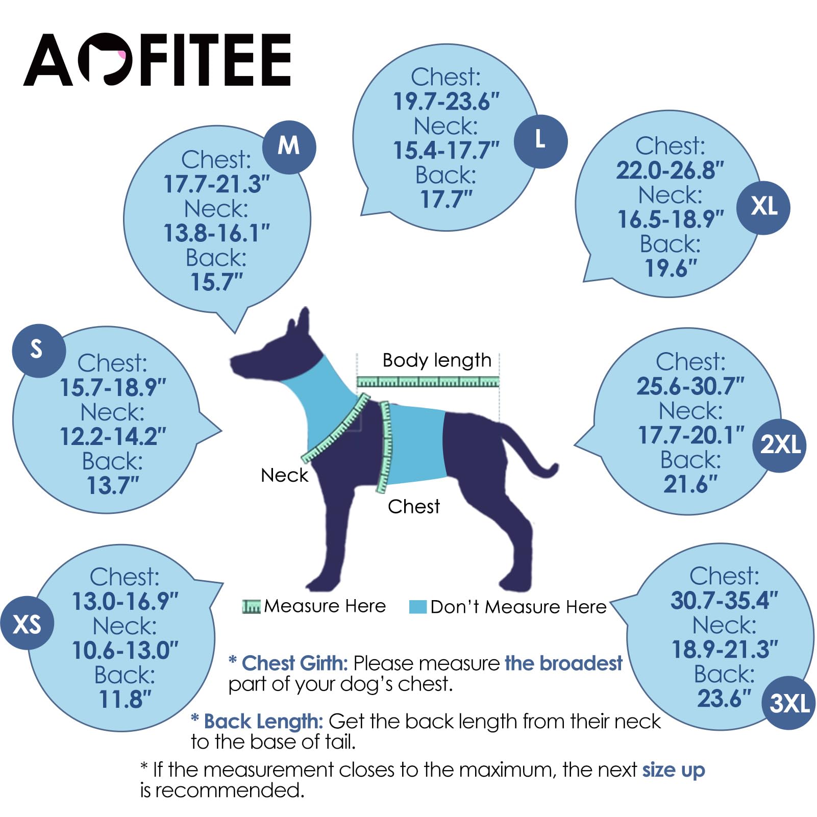AOFITEE dog anxiety vest reflective strips enhance nighttime safety