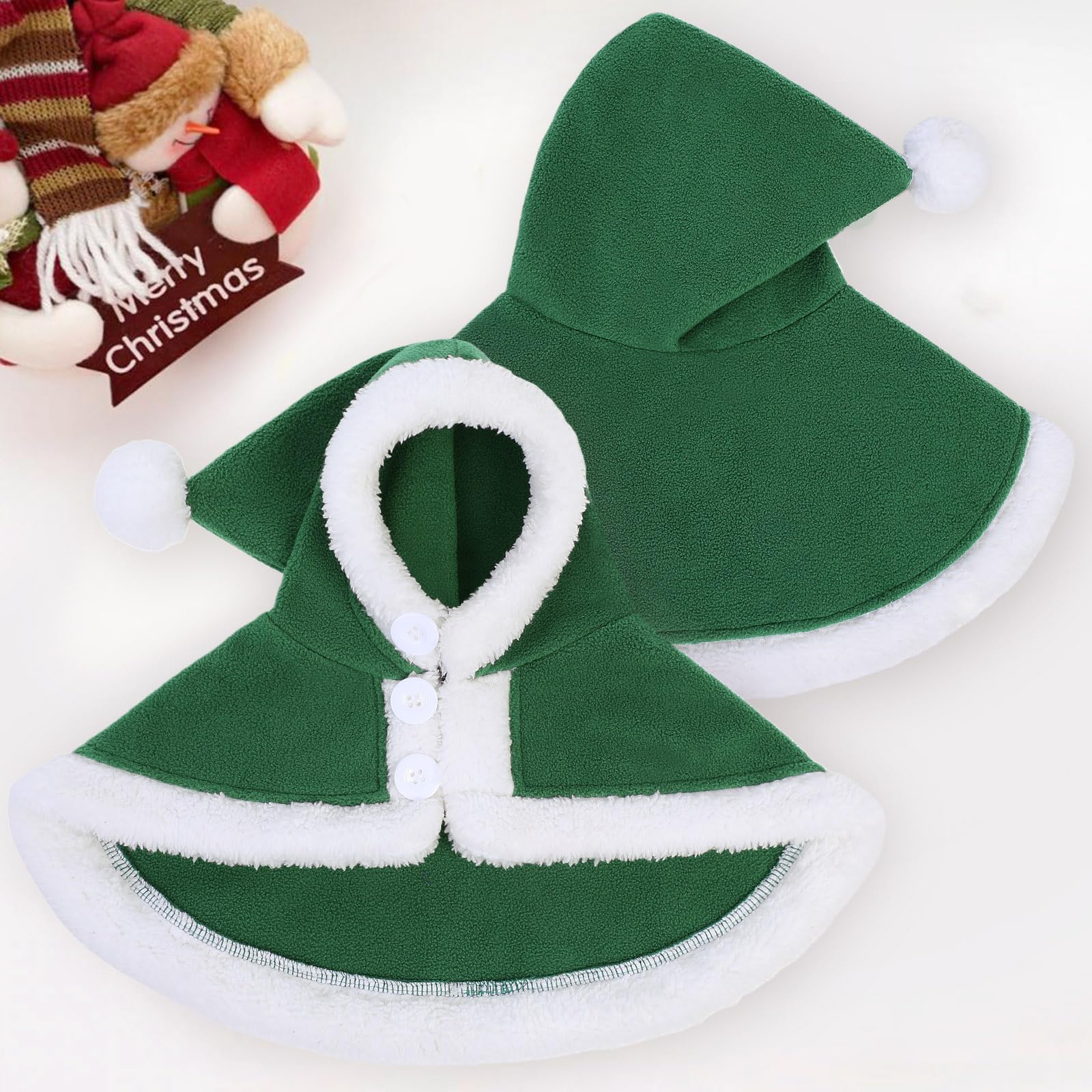 AOFITEE Christmas outfit with button closures for easy on and off and comfy wear.