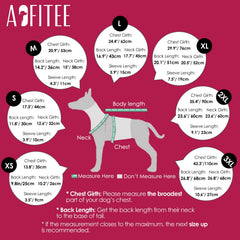 AOFITEE dog coat buckle-zipper with guard for secure closure.