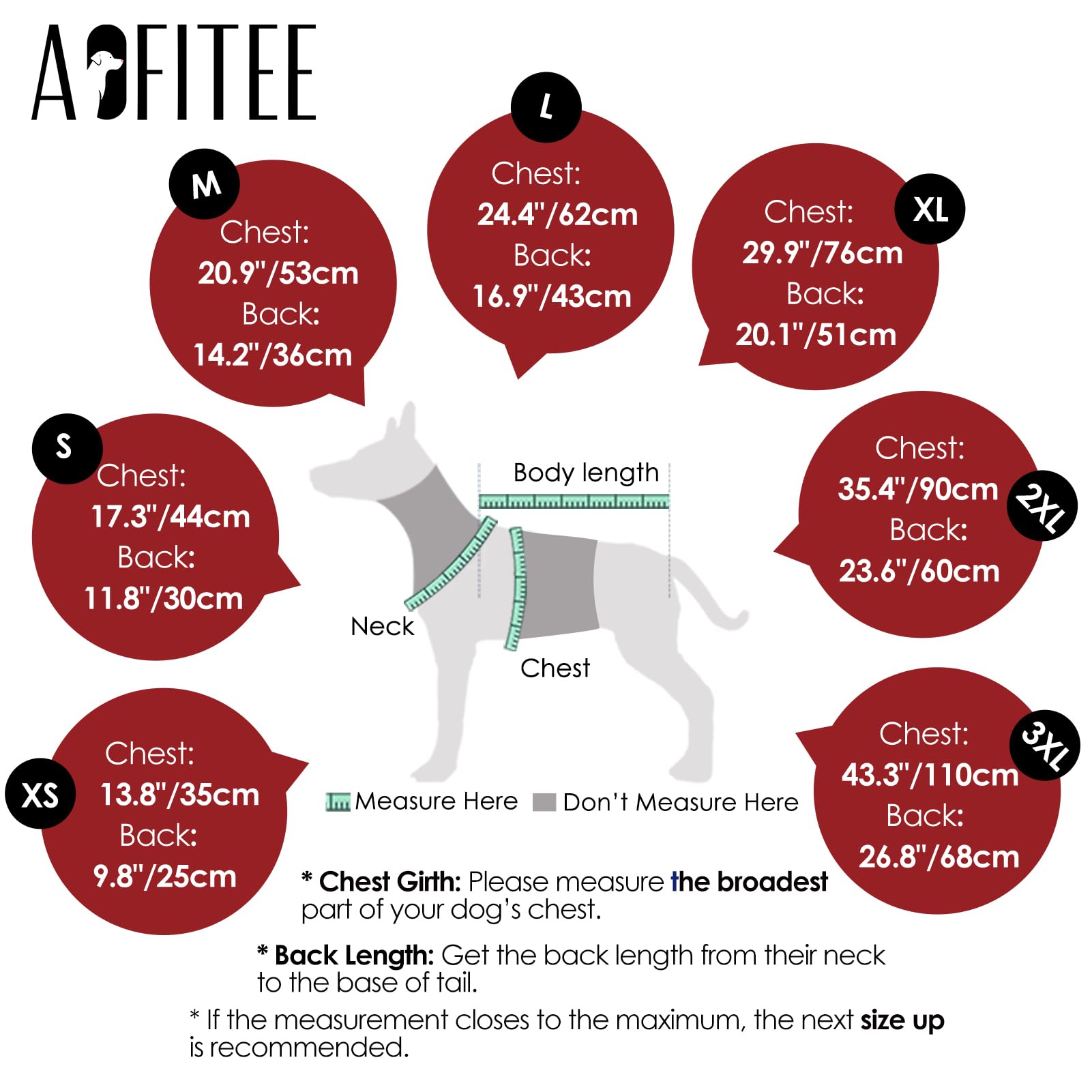 AOFITEE dog coat showing D-rings and reflective trims for safety.