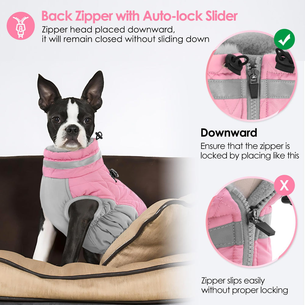 AOFITEE dual D-ring leash attachments offer secure leash options.