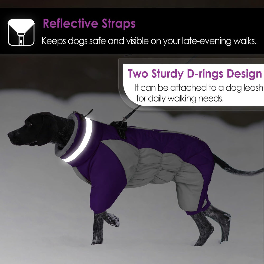 AOFITEE full-body coverage design shields the four legs and belly from cold