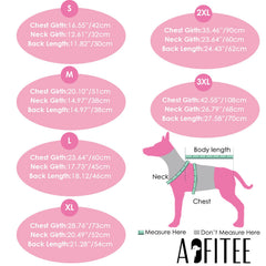 AOFITEE dog coat reflective cuffs enhance visibility in low light