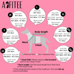 AOFITEE dog coat reflective neckline enhances visibility during night walks.