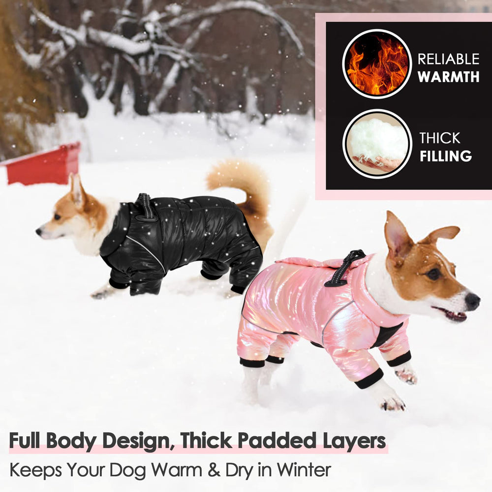 AOFITEE dog coat reflective design boosts visibility at night