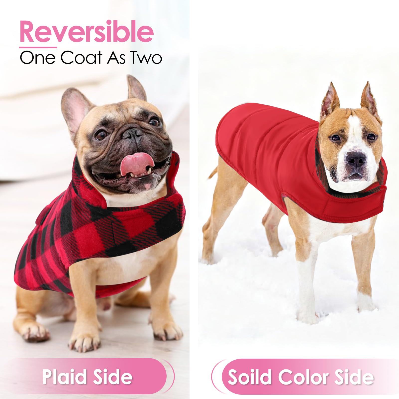 AOFITEE stand-up collar with magic tape closures simplifies on-off wearing.