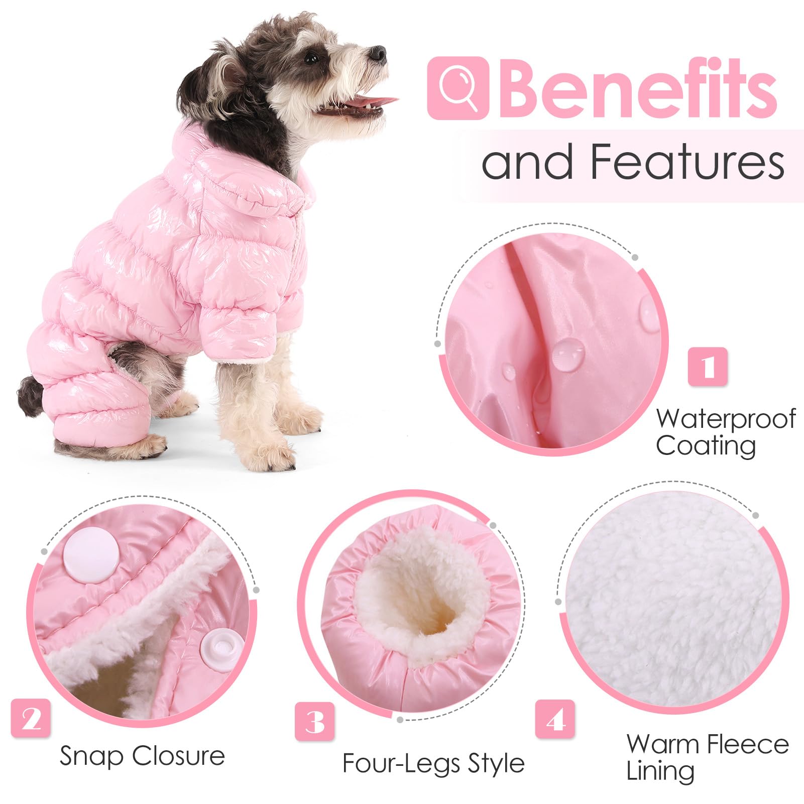AOFITEE turtleneck design adds warmth against cold winds.