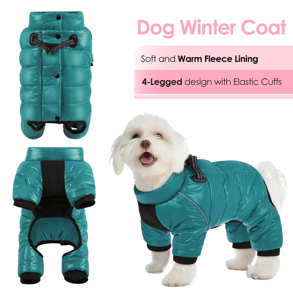 AOFITEE dog coat interior with warm fleece lining for cozy warmth