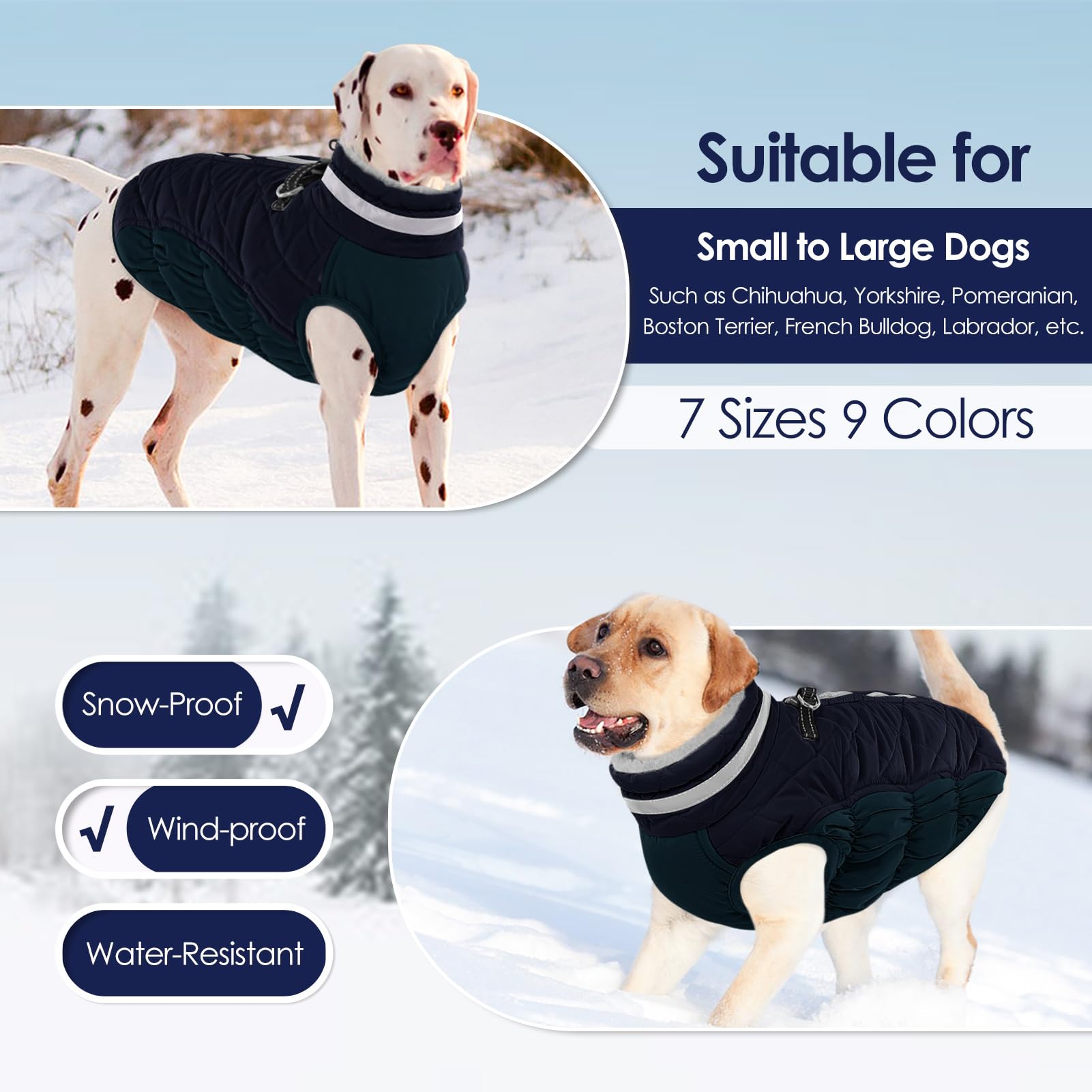 AOFITEE harness built in design simplifies leash setup during outings