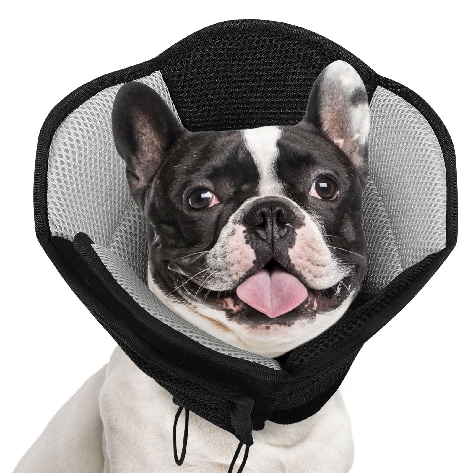 AOFITEE soft-breathable dog cone material enhances comfort during recovery