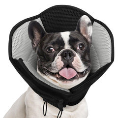 AOFITEE soft-breathable dog cone material enhances comfort during recovery