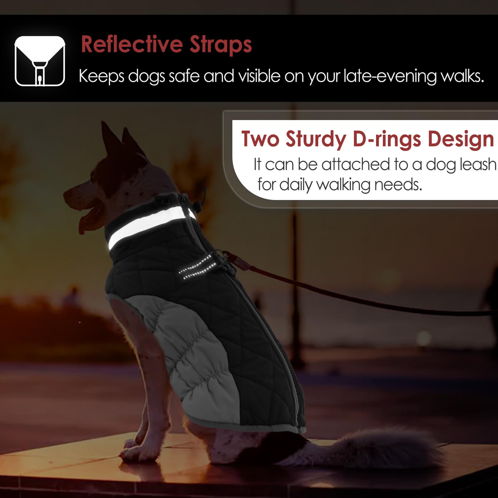 AOFITEE pain-free zipper guard detail preventing snagging