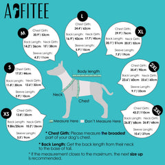 AOFITEE reflective-neckline-dog-puffer boosts night visibility for safer strolls