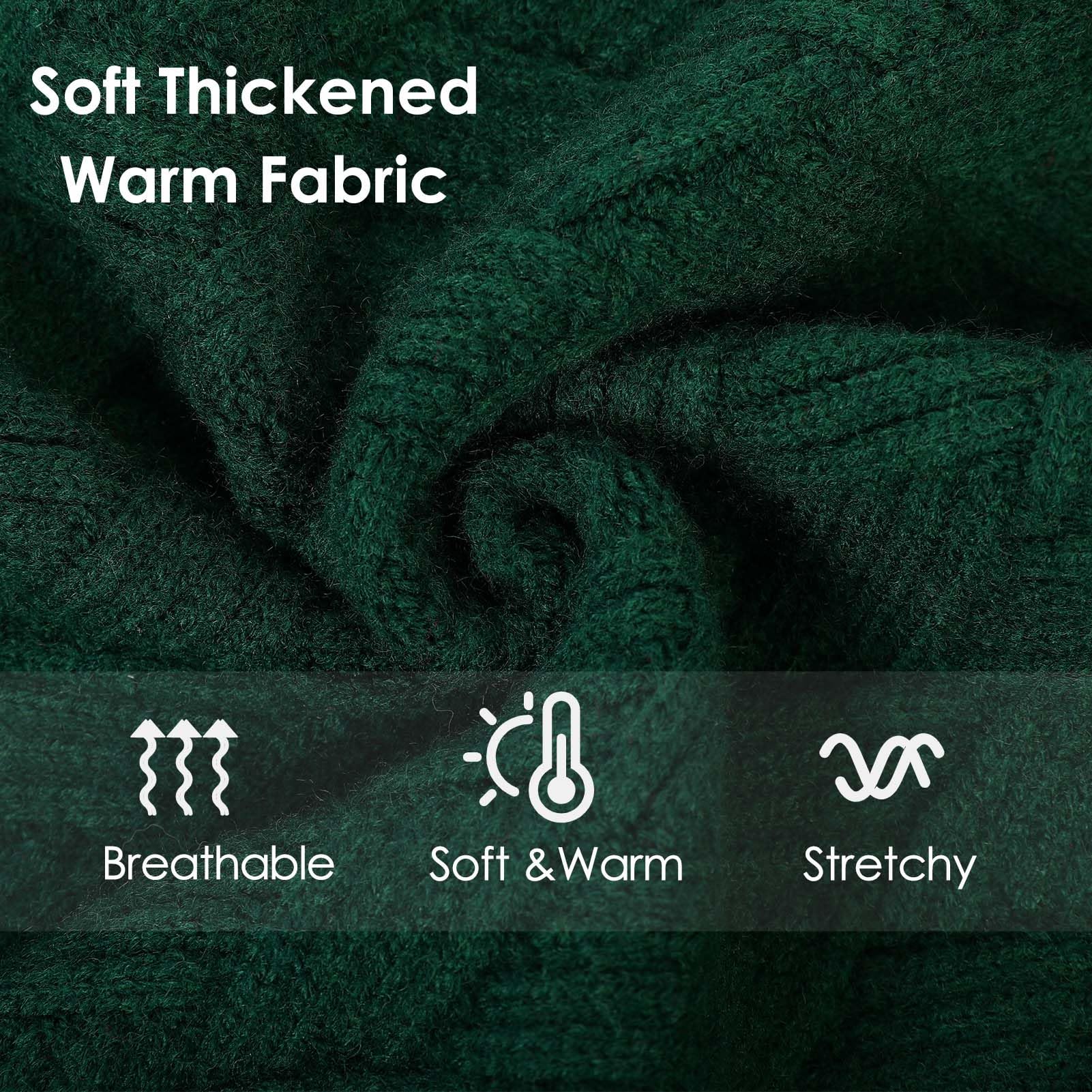 AOFITEE turtleneck detail adds warmth and style