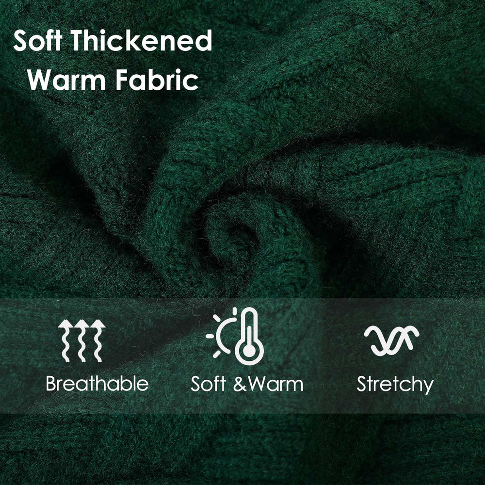 AOFITEE turtleneck detail adds warmth and style