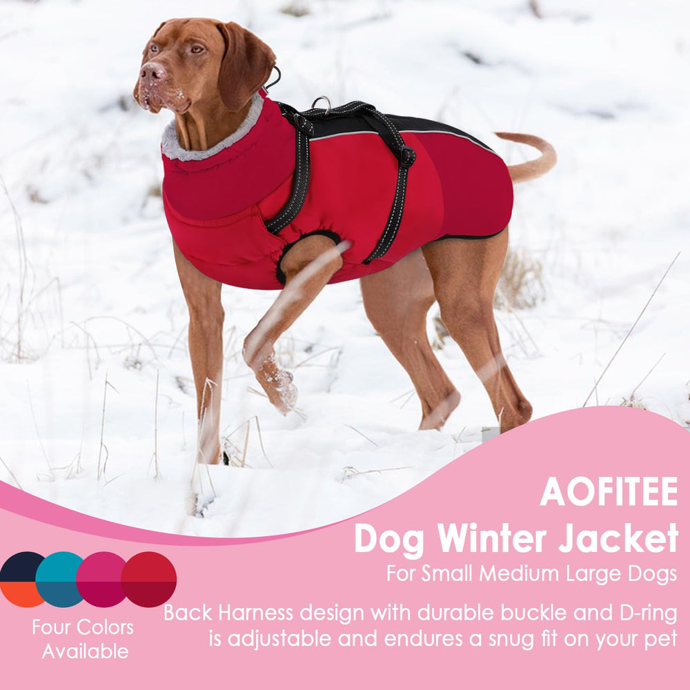 AOFITEE turtle-neckline design adds extra protection against chilly winds.