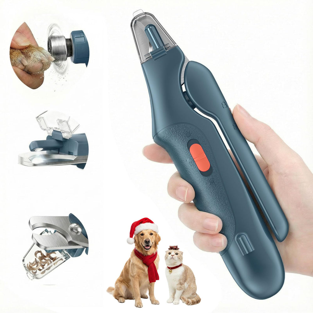 Aoioploa 2-in-1 dog-cat nail trimmer with LED lights for precise trimming.
