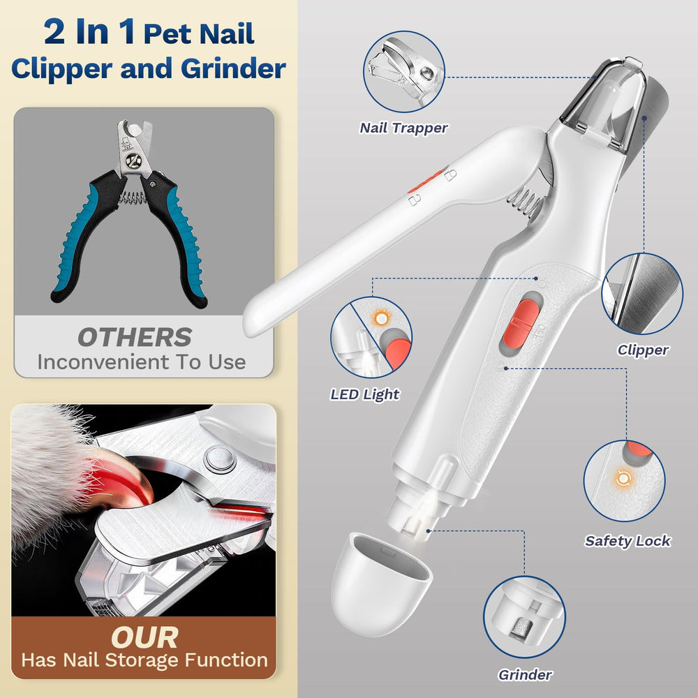 Aoioploa LED visibility helps avoid over-cutting with nail vessels