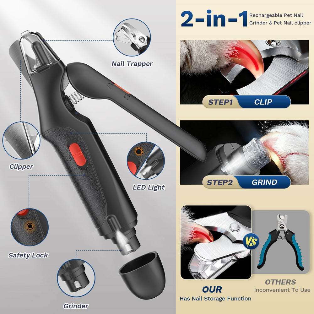 Aoioploa nail clippers with catcher cap catching clippings for clean grooming.