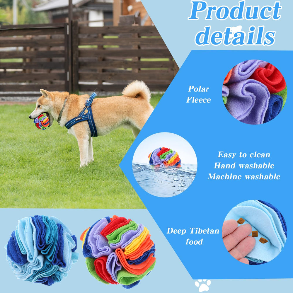 AojSup snuffle-ball inside view with treats hidden for mental stimulation