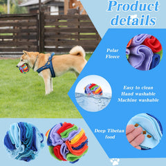 AojSup snuffle-ball inside view with treats hidden for mental stimulation
