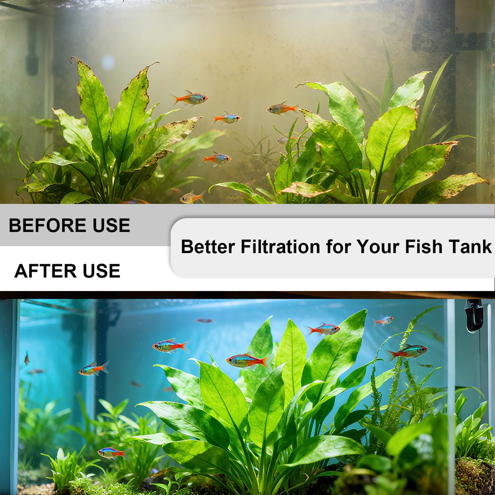 Aolleteau foam filters and white pads deliver practical mechanical filtration.