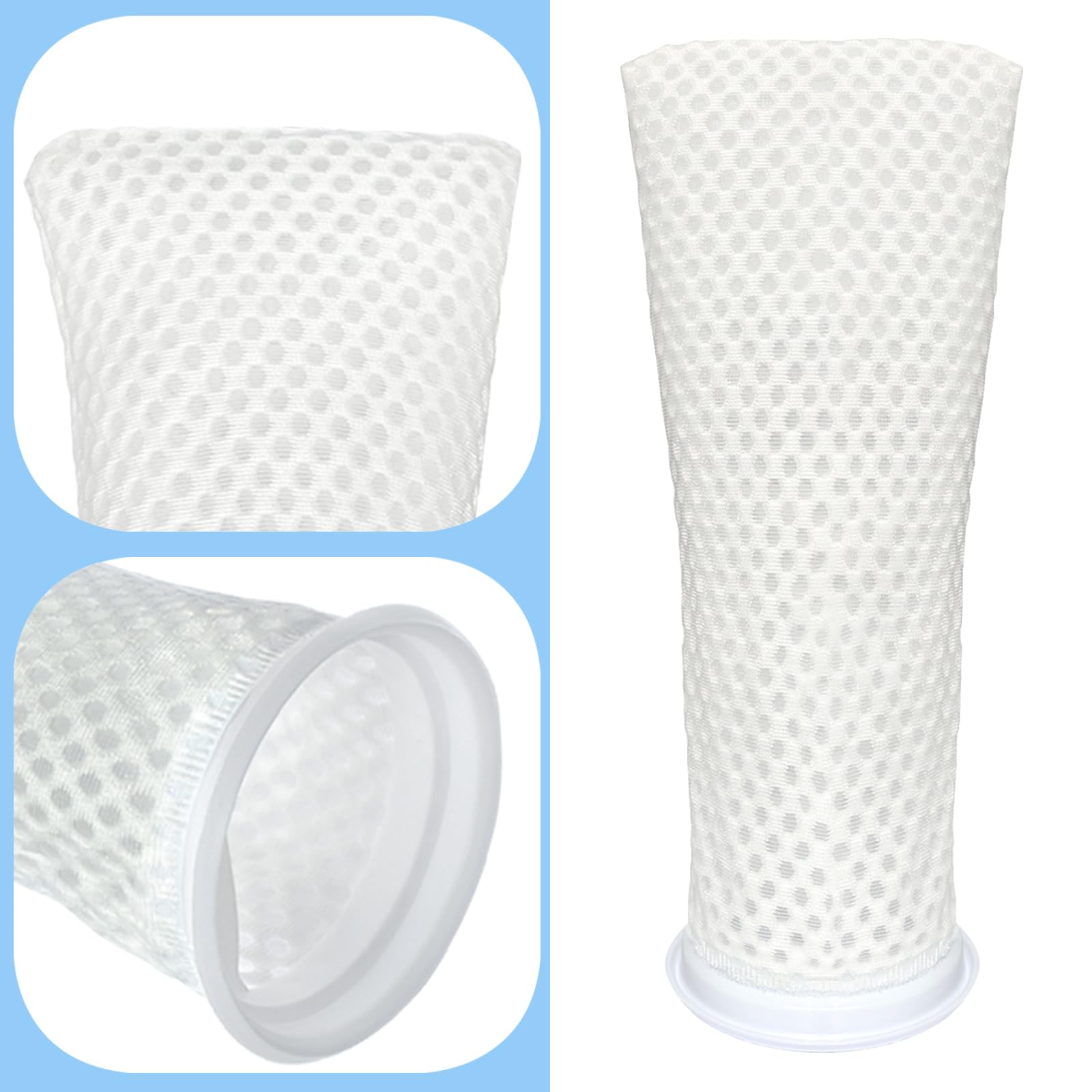 Aolleteau high-density fiber filter sock emphasizes durability and low shedding