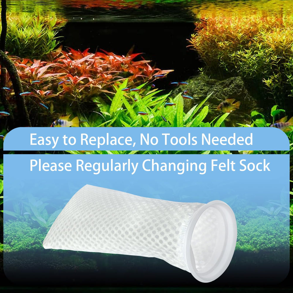 Aolleteau pre-rinsed filter socks ready to use for immediate filtration