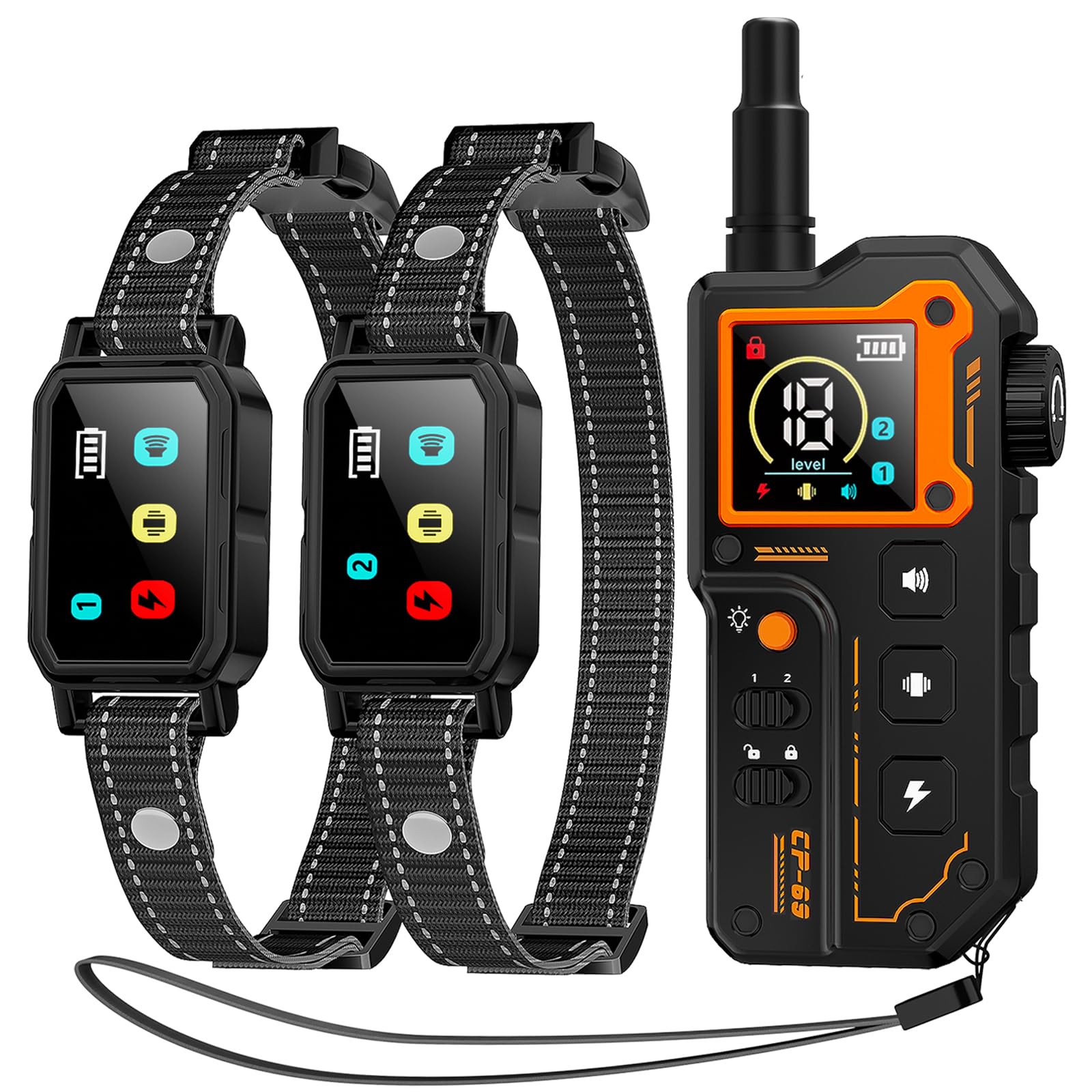 Aolulf AI dog shock collar duo remote for two dogs enables multi-dog training
