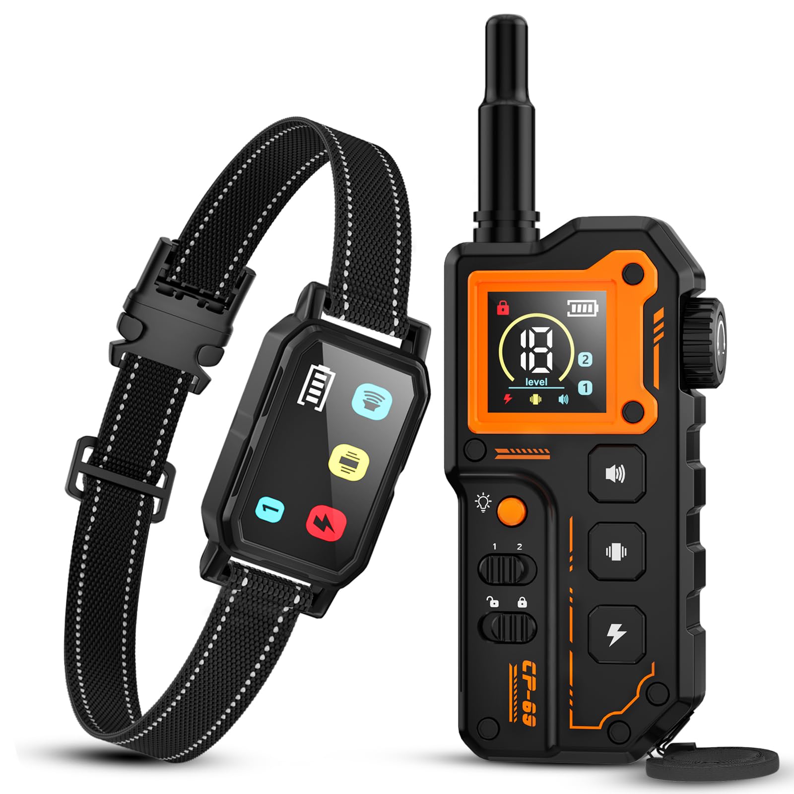 Aolulf dog training collar remote demonstrates long-range control for confident training.