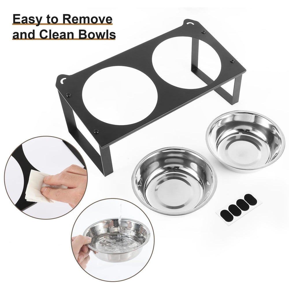 Aomafamzoy indoor outdoor cat feeding station in a cozy space