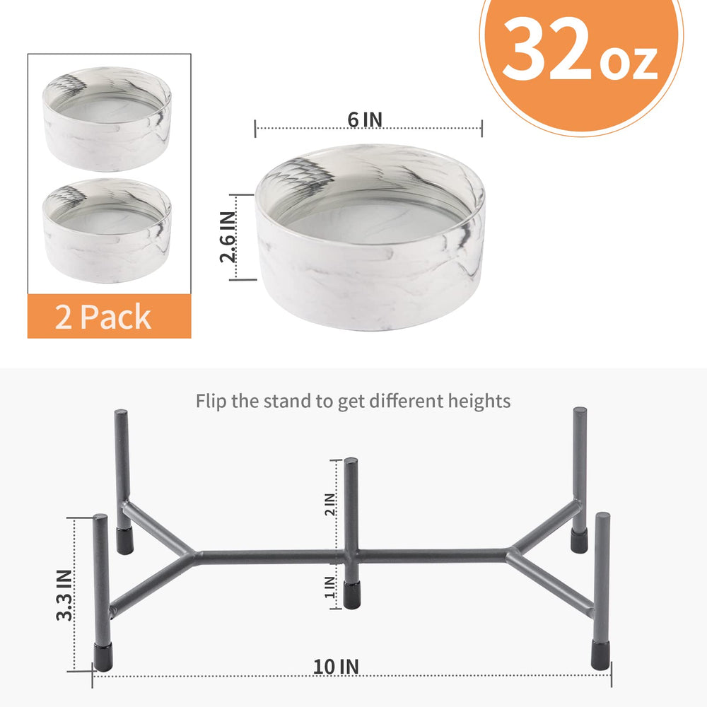 AOMRYOM iron stand features rubber feet to stabilize bowls and protect floors.