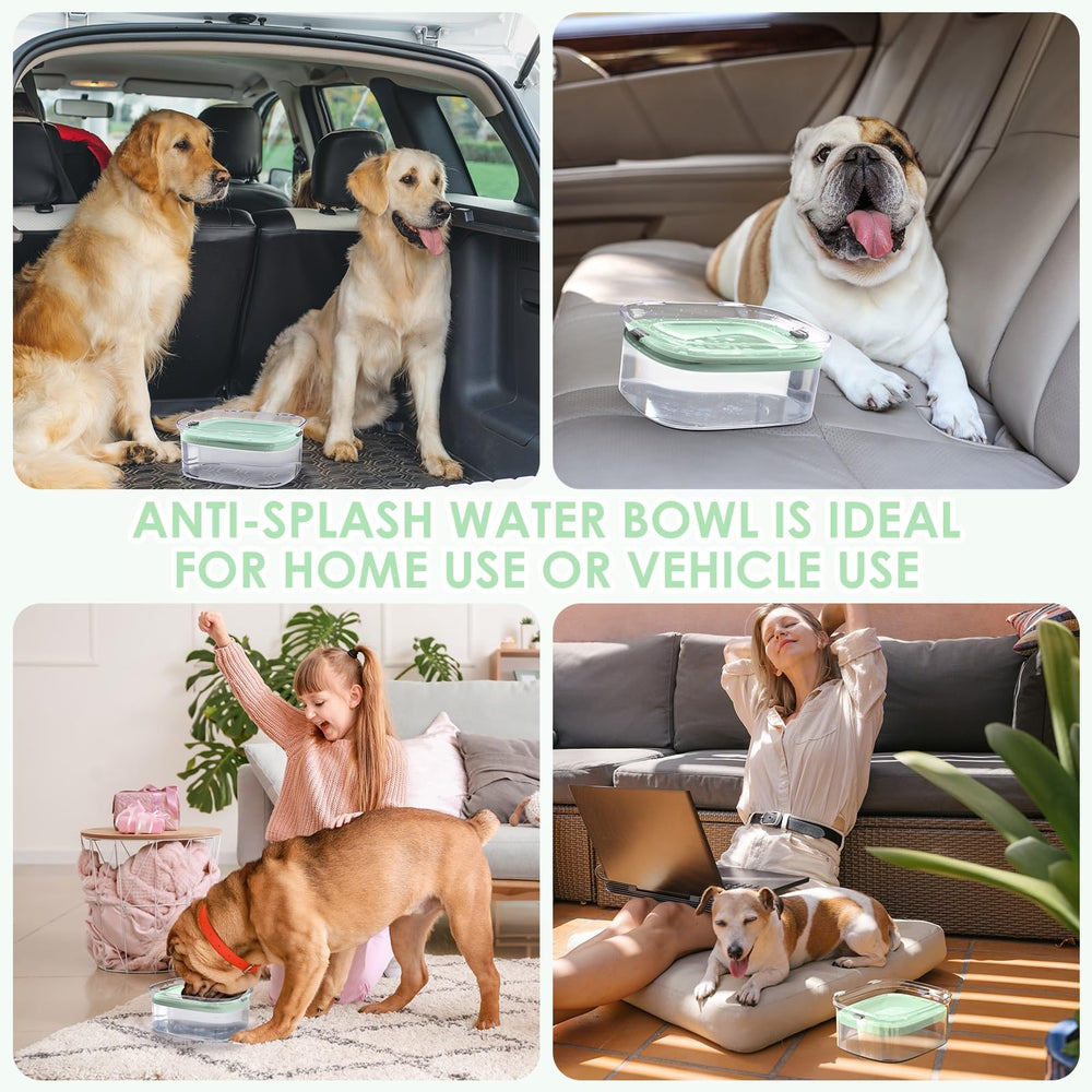 AONKEY 3L dog water bowl large-capacity 101oz keeps pets hydrated while you’re away.