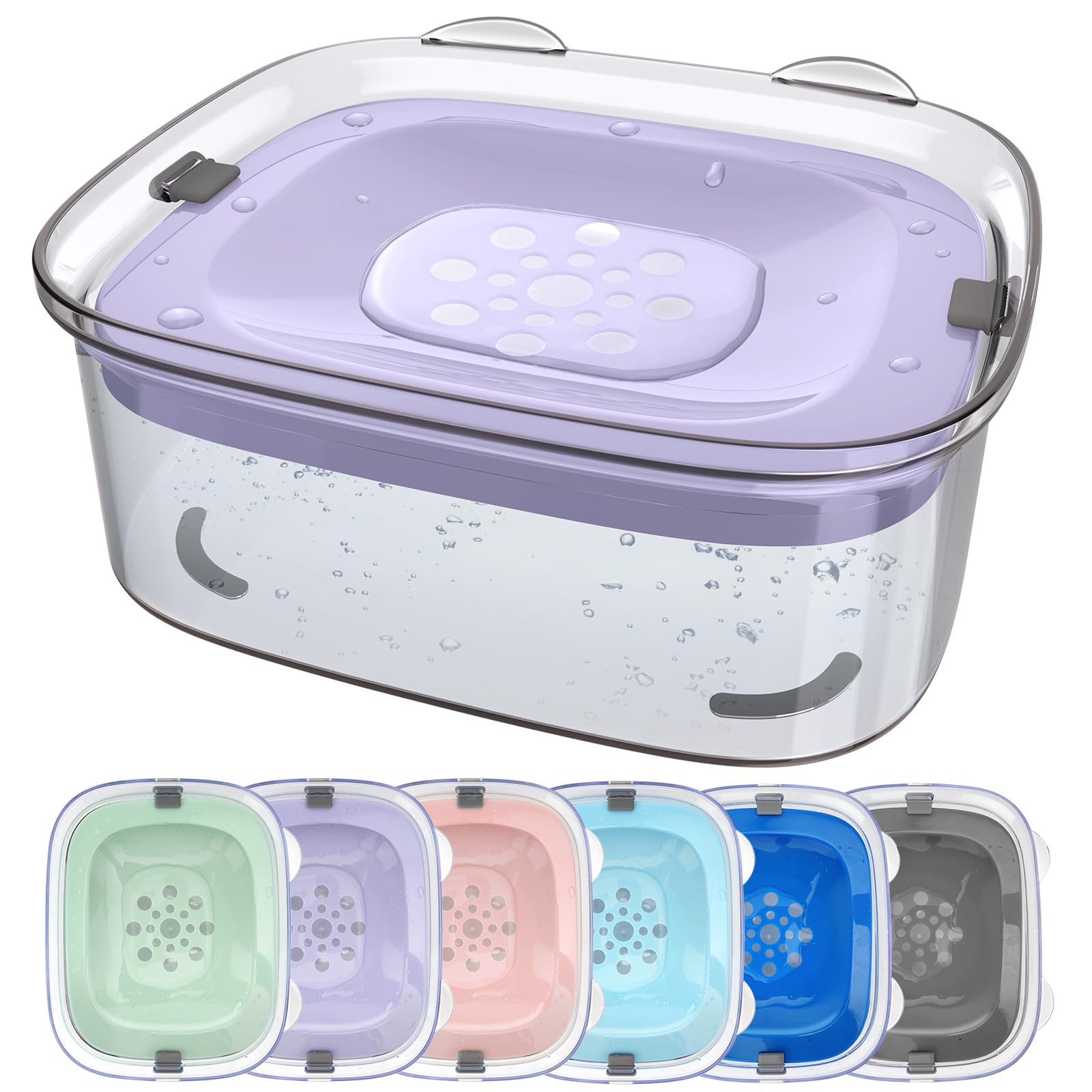 AONKEY 3L dog water bowl no spill outer view keeps paws dry and pets hydrated