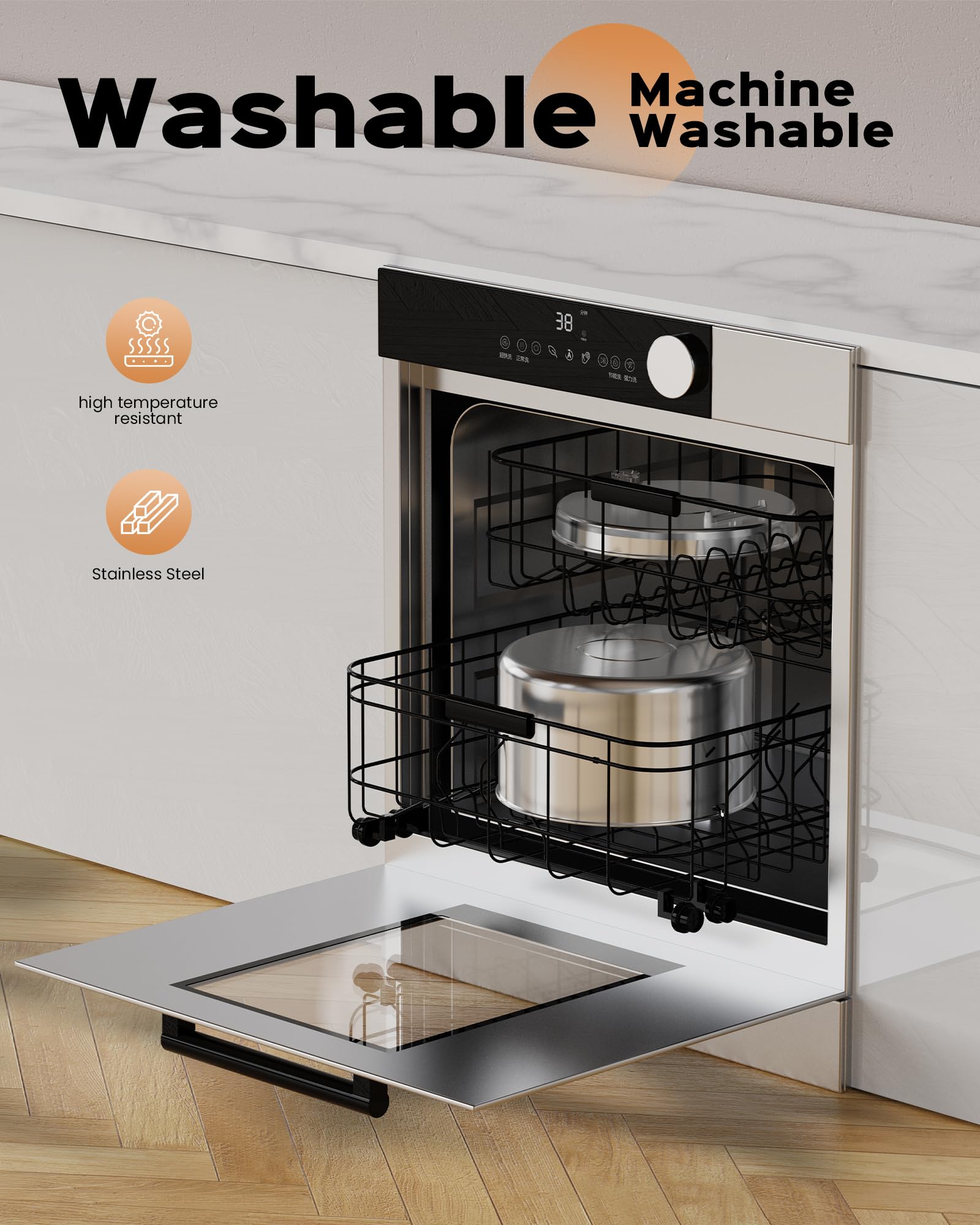 AOOGITF cat water fountain assembly illustrates easy setup and maintenance.