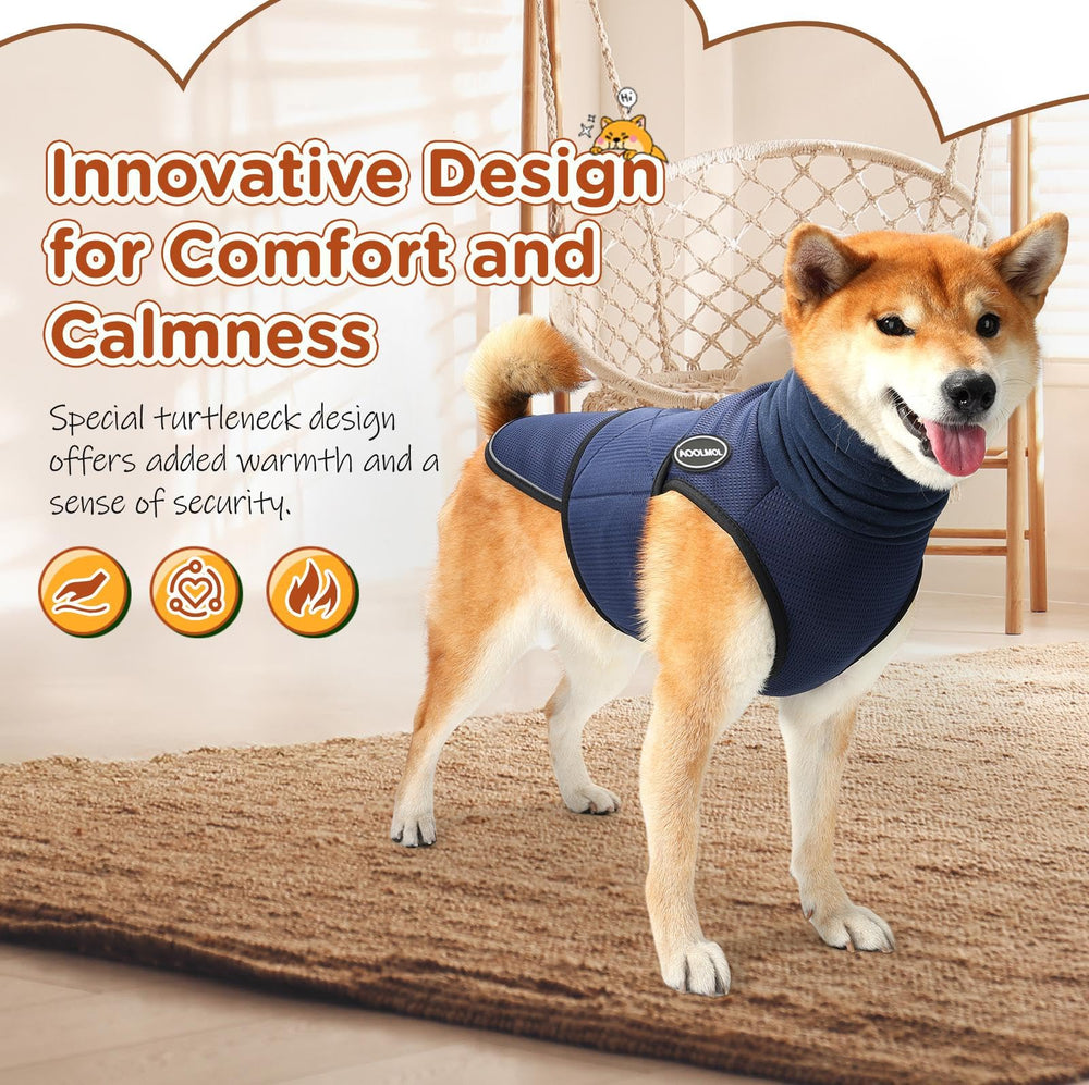 AOOLMOL anxiety vest adjustable neck and back for a secure fit.