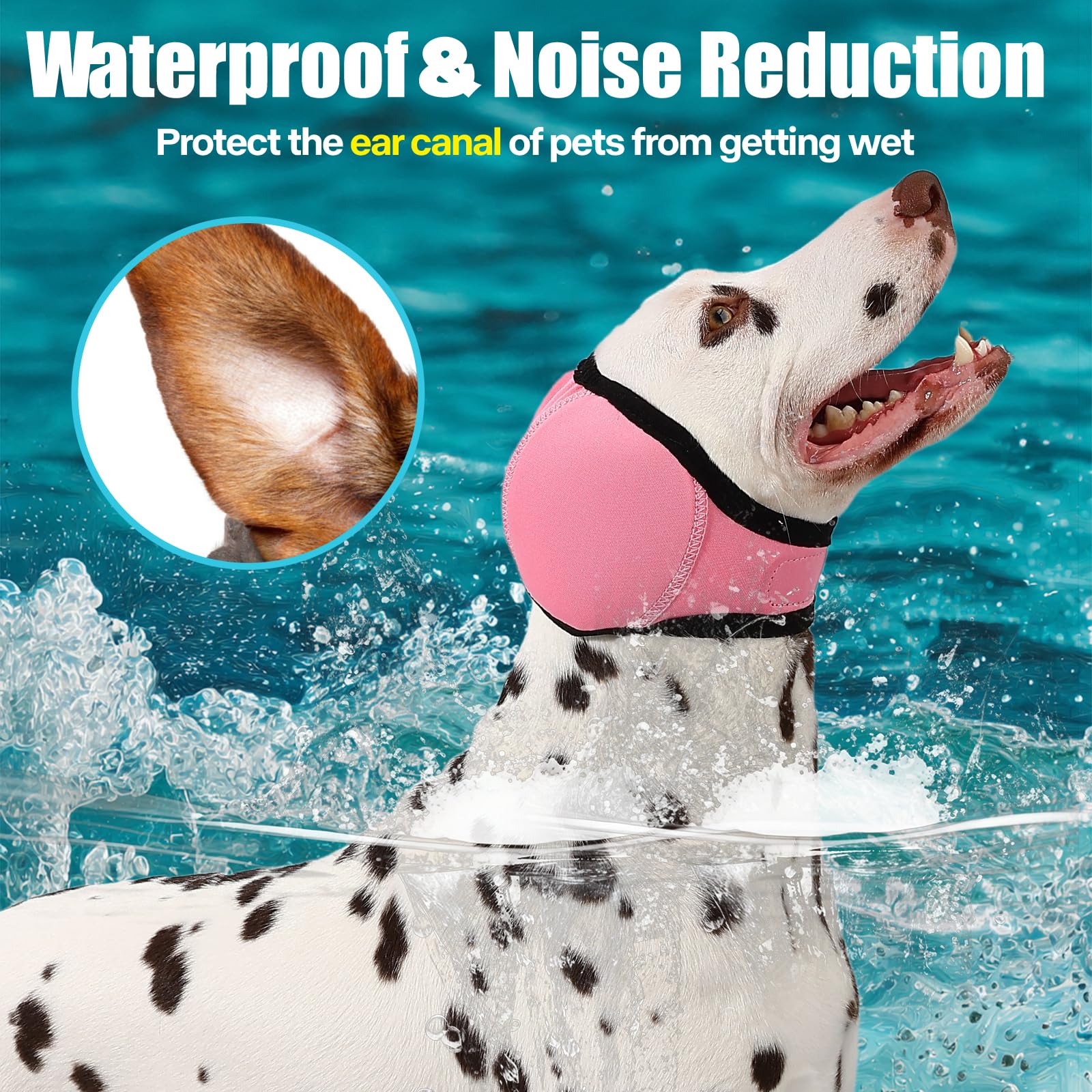 AOOLMOL hematoma wrap provides gentle ear support during recovery.