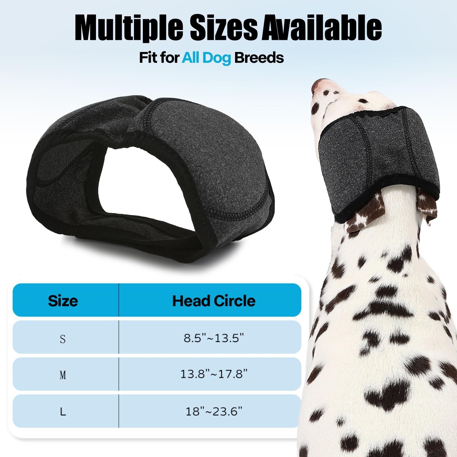 AOOLMOL dog ear muffs wrap grooming-time-saver eases salon tasks