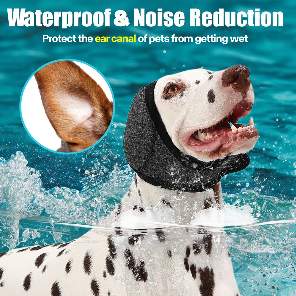 AOOLMOL ear muffs wrap remains waterproof during drying after swimming