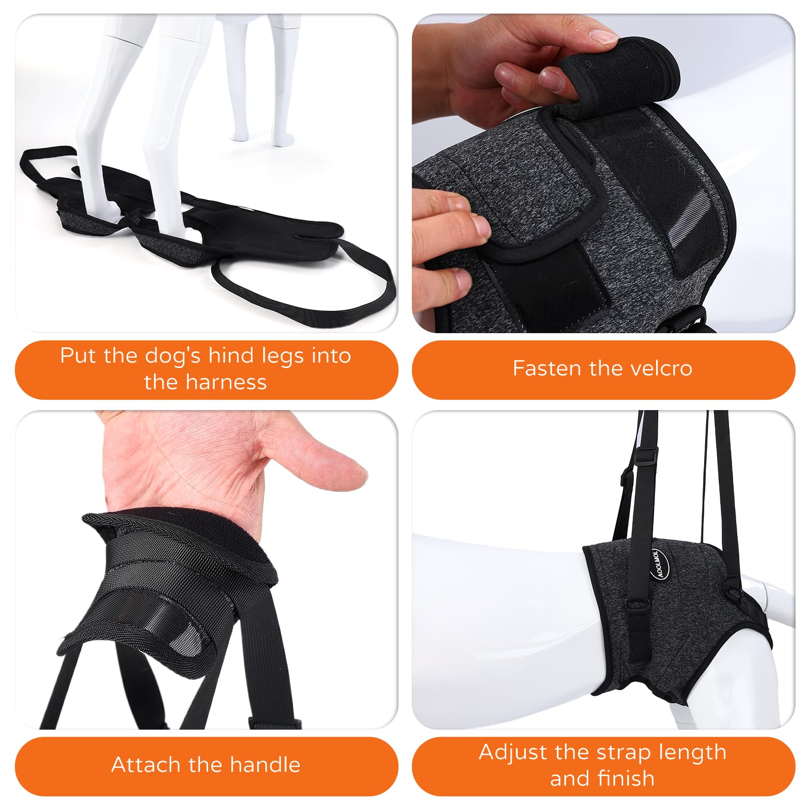 AOOLMOL dog sling breathable materials for comfortable wear