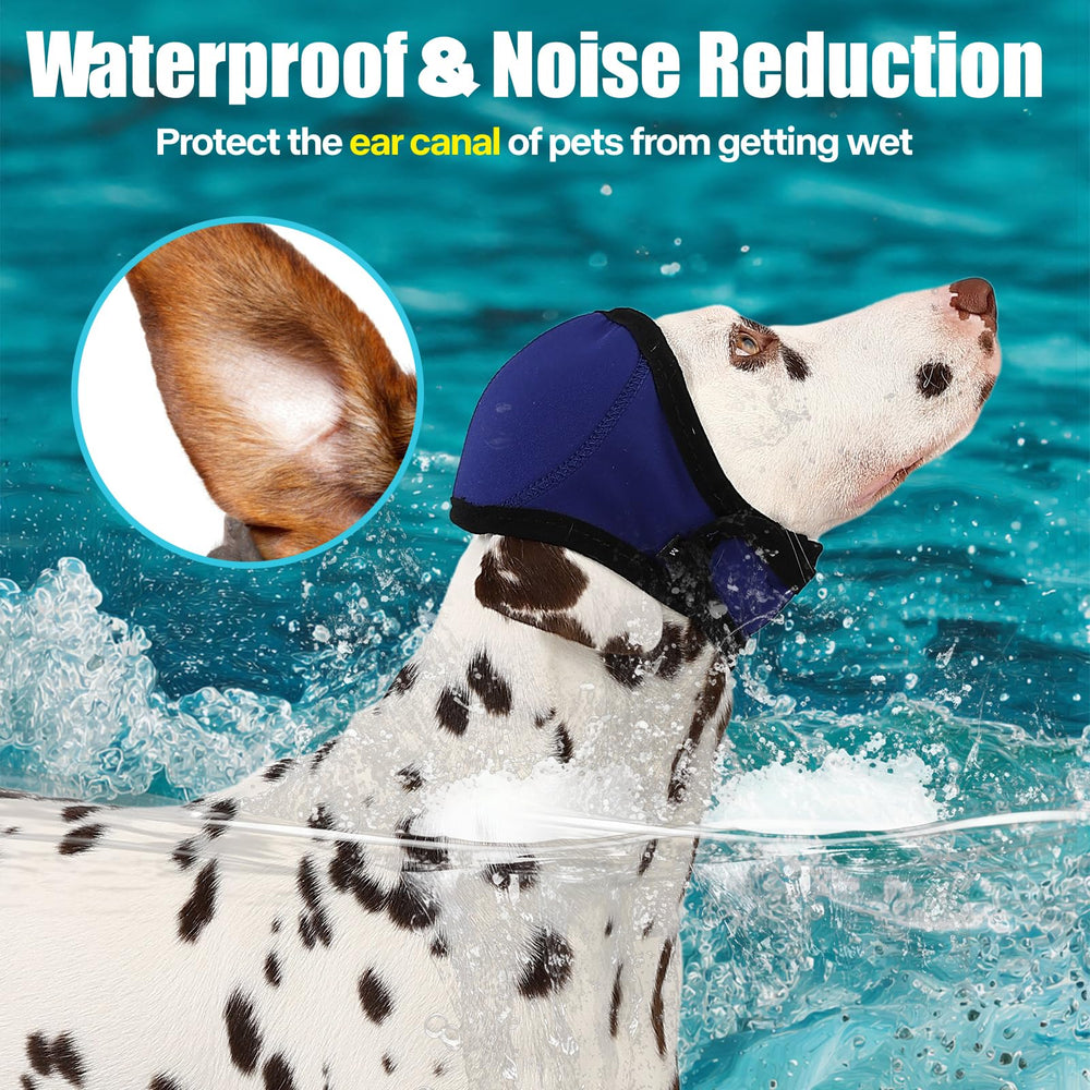 AOOLMOL waterproof ear protection ideal for swimming and water-based grooming.