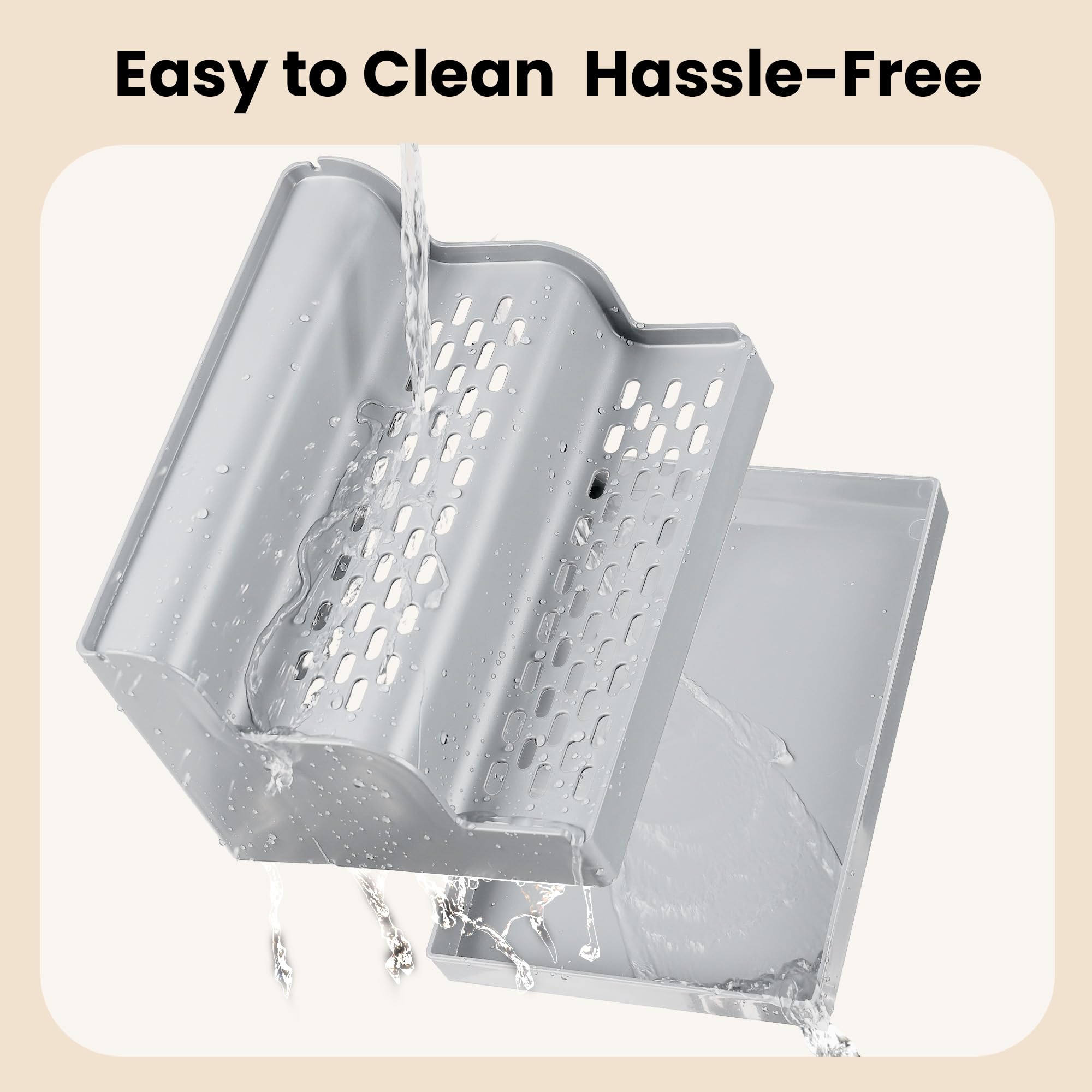 Aothey Litter Box Step durable-construction ensures long-lasting stability