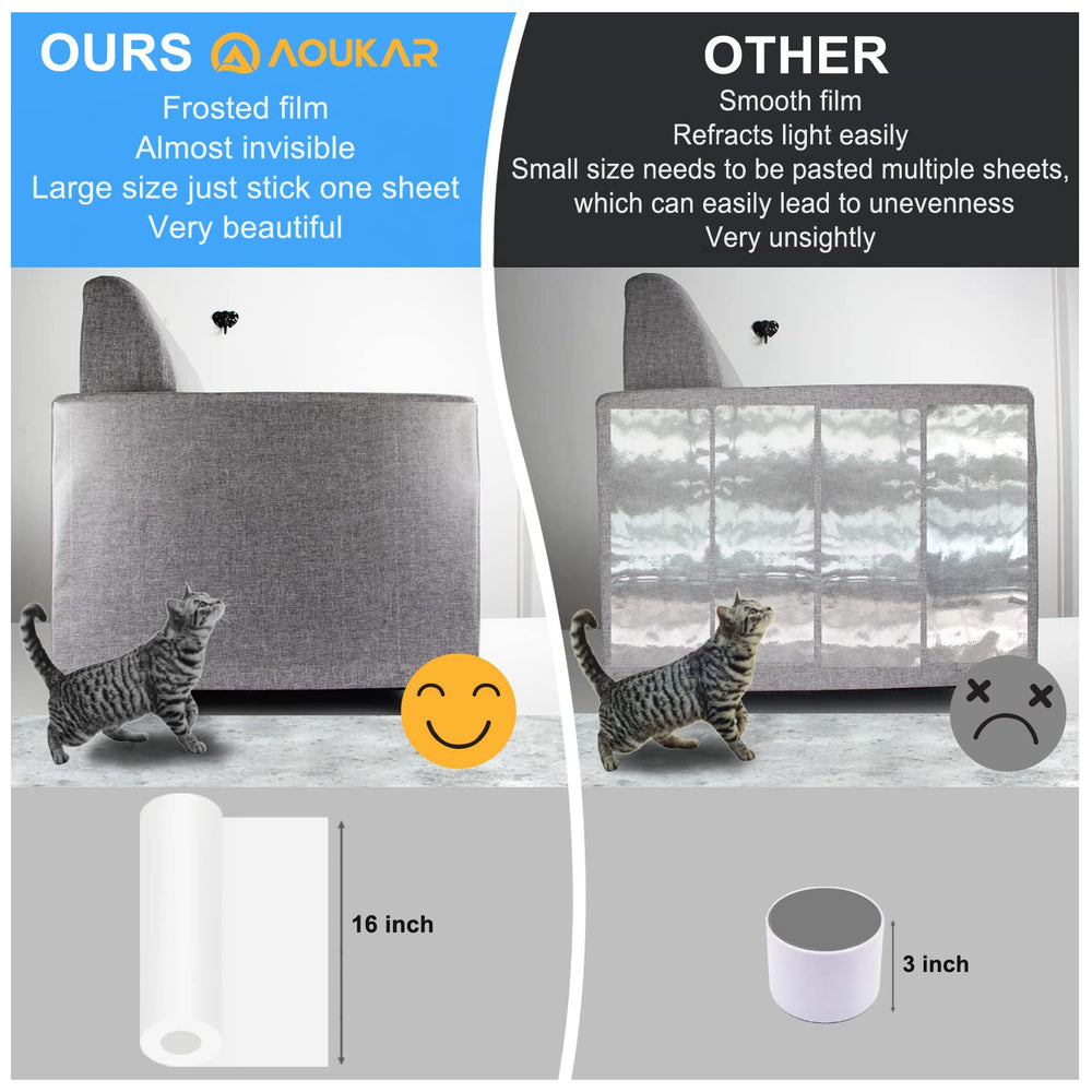 AOUKAR cut-to-size protector on edge demonstrates flexible coverage around contours