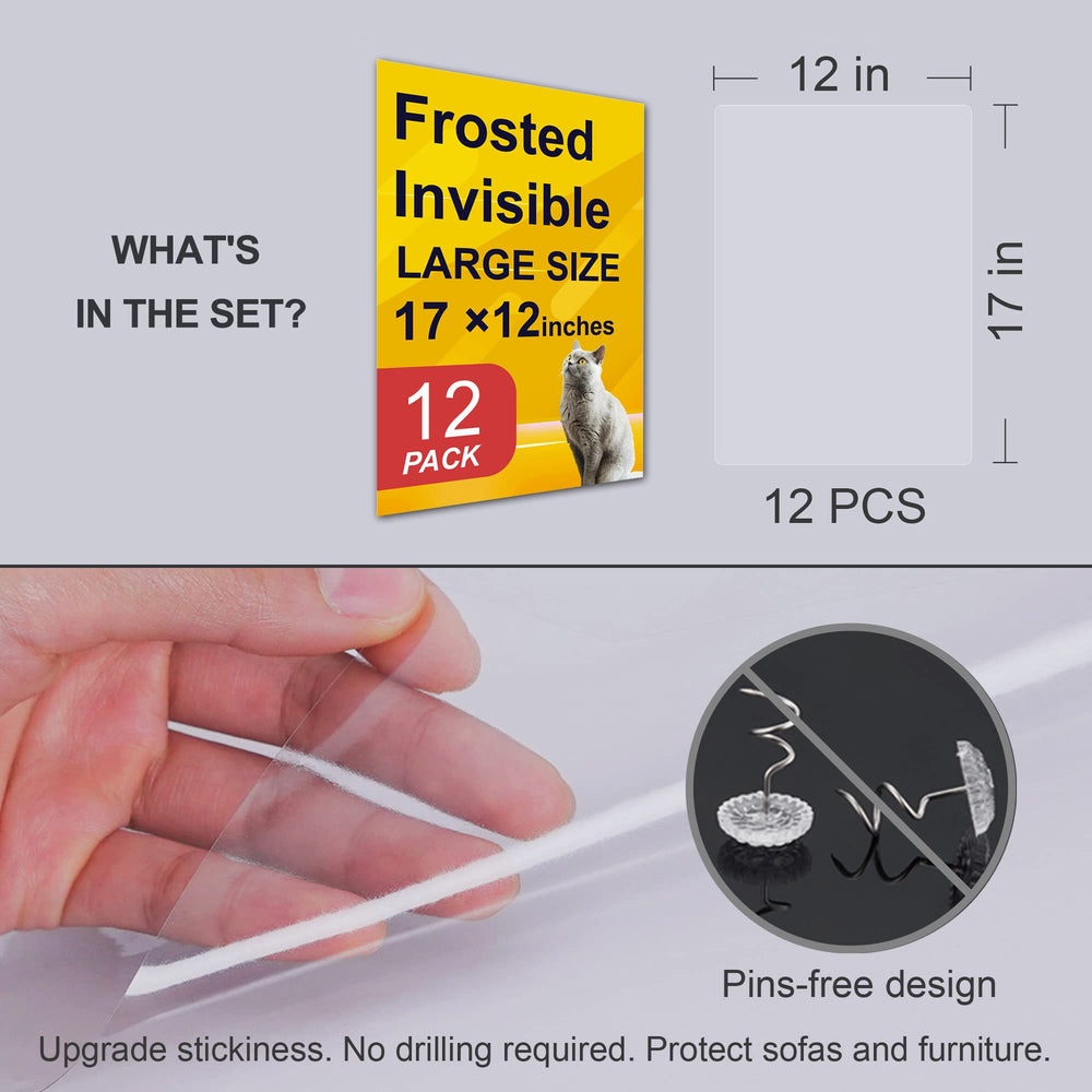 AOUKAR easy-install self-adhesive protector with simple step-by-step application.