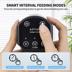 Aoyar 200ml capacity feed tray ready for daily meals and weekend trips.